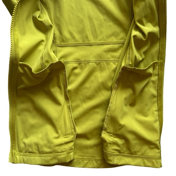 RARE Lululemon Define Jacket Nulux - Golden Lime Color, Size 8 - Picture 9 of 11